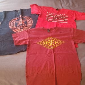 Obey:  All three T-shirts